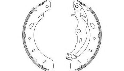 OPEN PARTS bsa223700 -  Комплект тормозных колодок